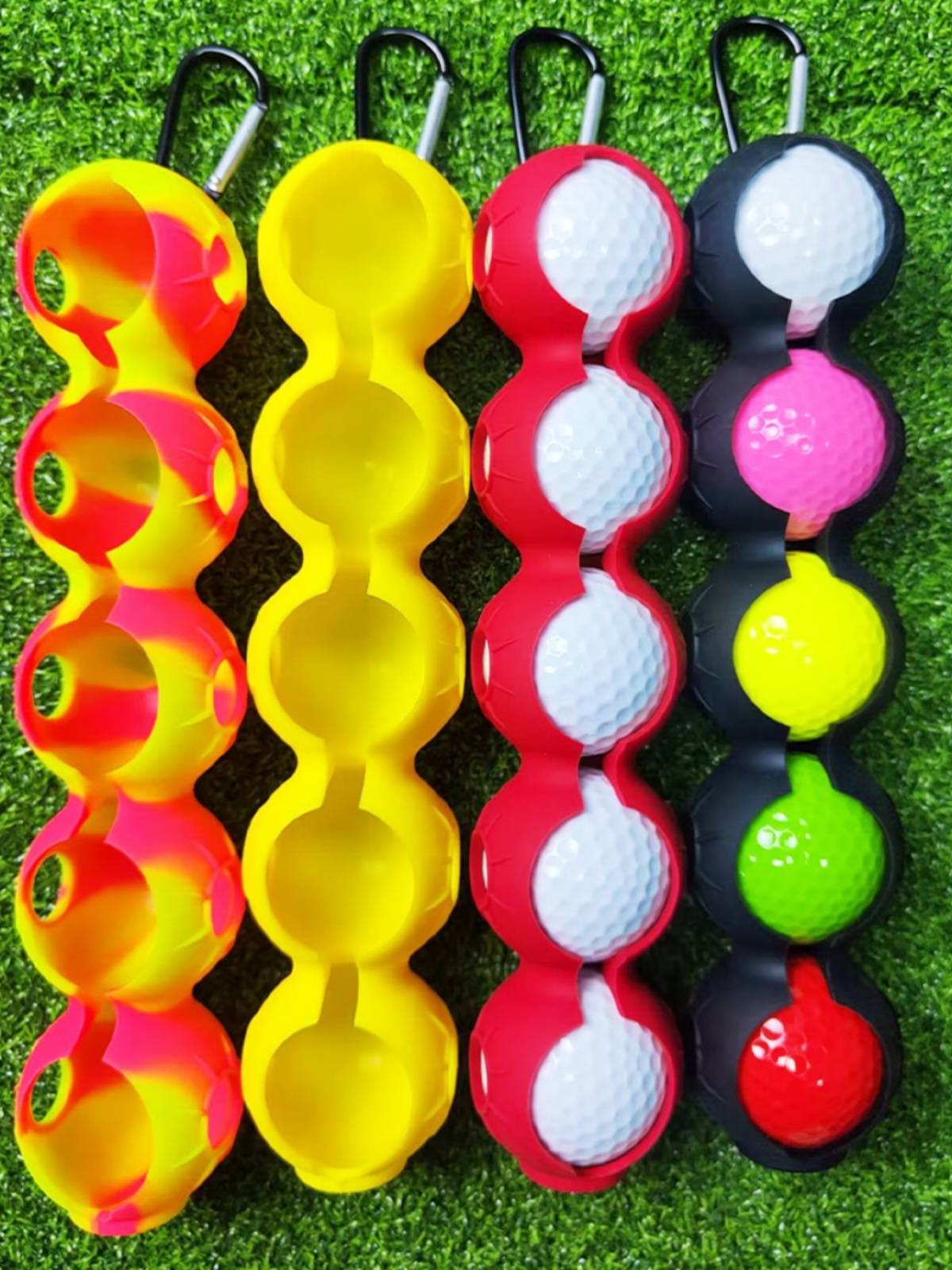 New Golf Set Golf Silicone Skin Set can be equipped with 5 balls portable golf bag