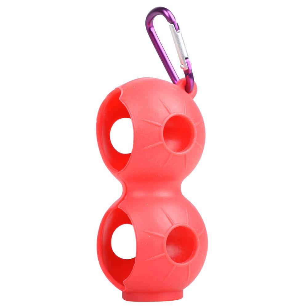 A red double ball set