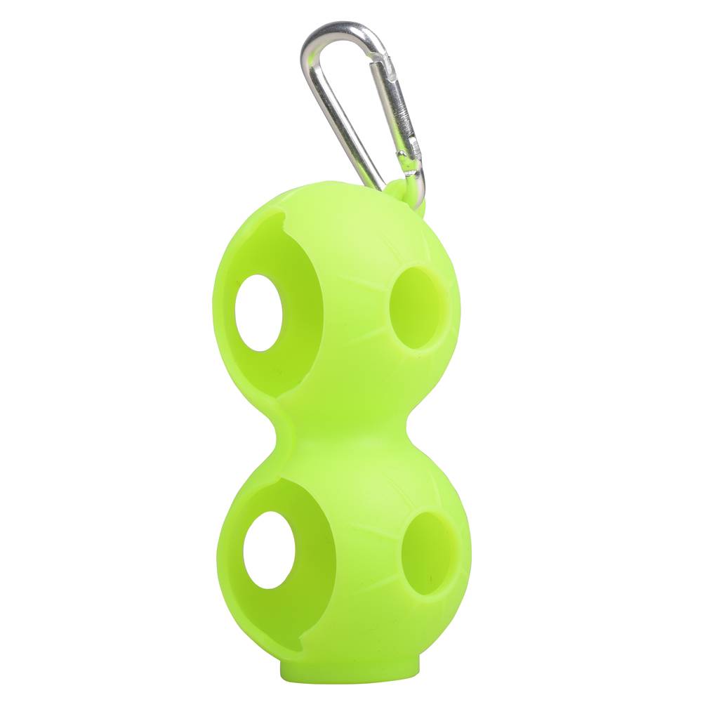 One green double ball set