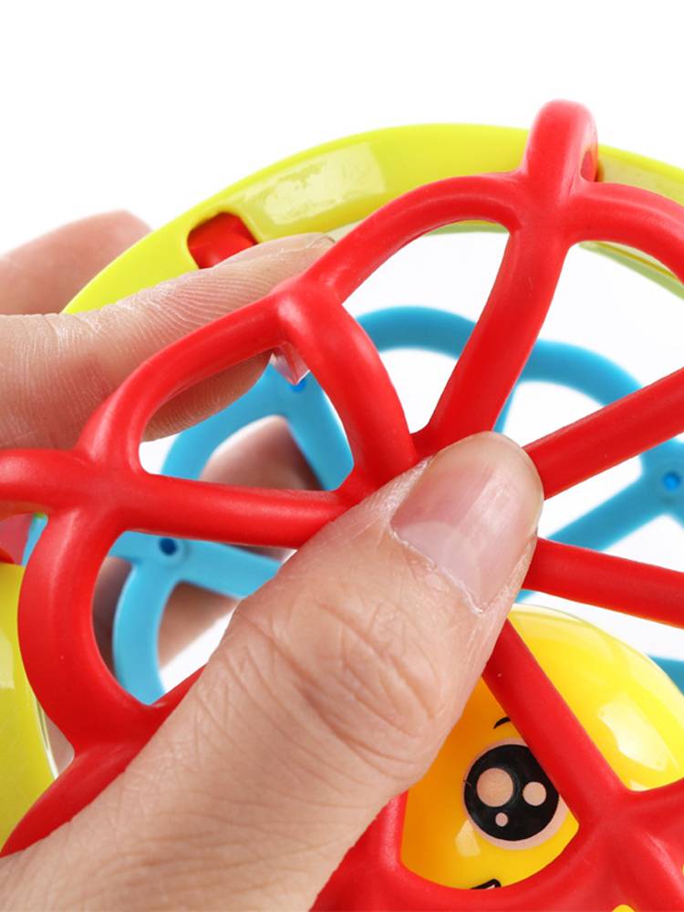 Infant and young children's soft glue hand grabbed men and women baby baby fitness ball hole ball puzzle puzzle early teaching enlightenment toys