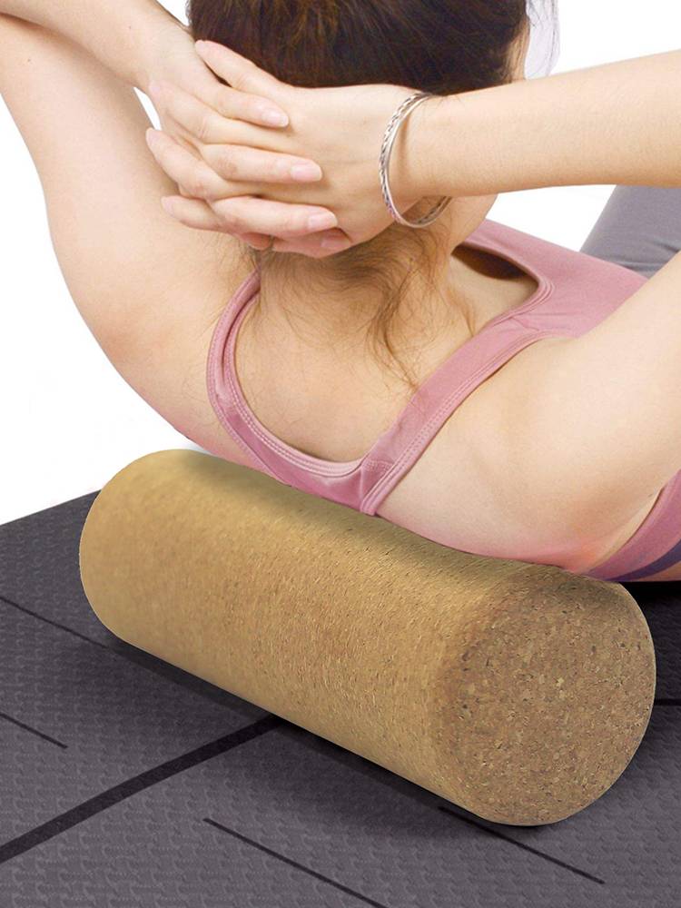 Shi Yan Cork Yoga Walk Cylinage Massage Relax shaft missing Pulati to implement the heart peanut ball yoga pillar