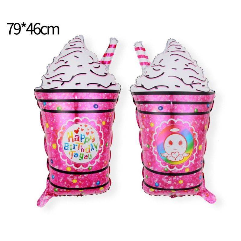 Ice cream dance props dancing balloon balloon children hold donut ice cream smiley face balloon cute cartoon shape