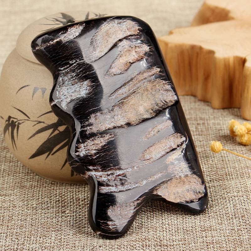 Black bull horn ultra -thick corner leather (about 10mm thick side)