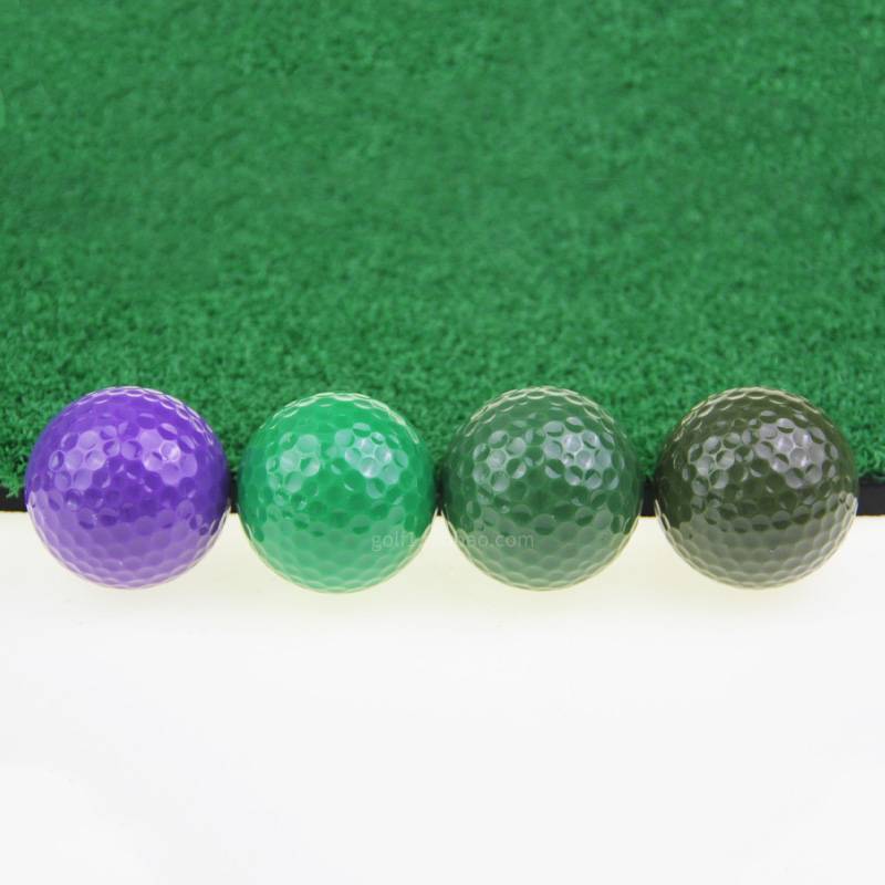 The new golf dual -layer practice ball color ball color ball gift ball blank ball can customize manufacturers direct sales