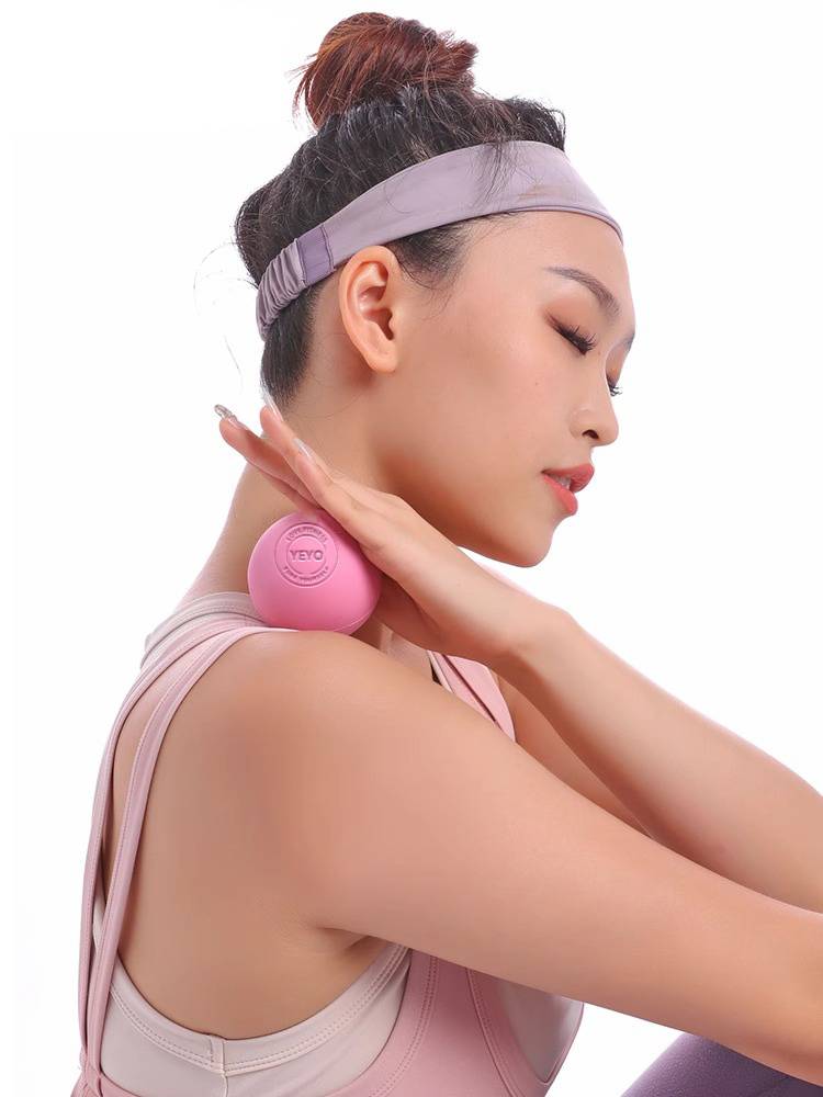 Fascia ball massage ball professional yoga fitness solid bow foot peanuts, waist muscles relaxing soft ball balls