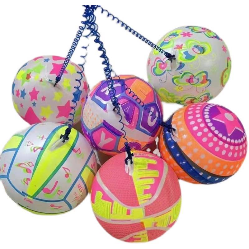 Net celebrities glowing with rope elastic golfer lifting inflatable football children's gifts places stalls small products