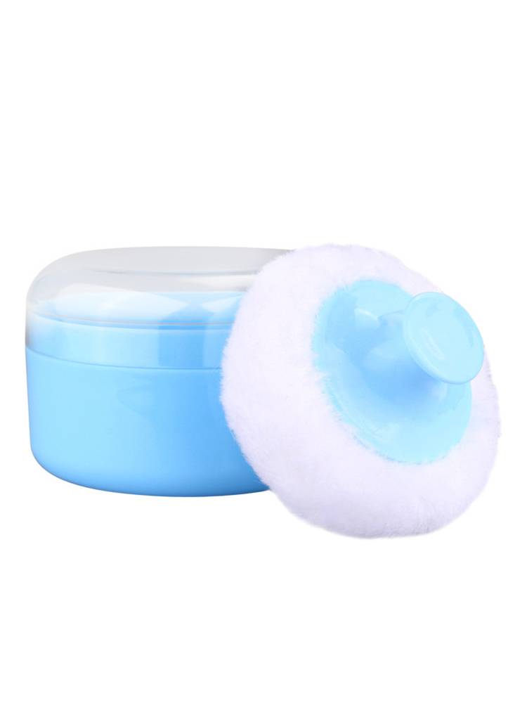 Shuang figure puff box installed with pure velvet flush fluff newborns powder puff baby baby special velvet flood fluff puff boxes