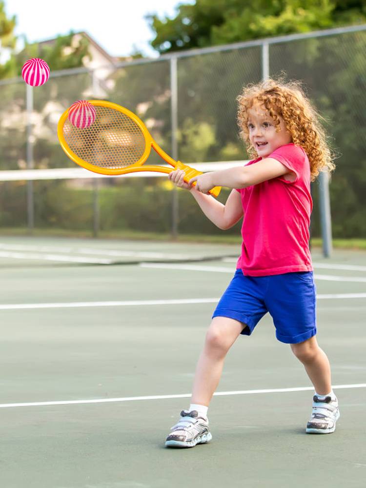 Tennis children's badminton racket 2-4 years old 3 baby puzzle toy parent-child interactive male and female outdoor sports training