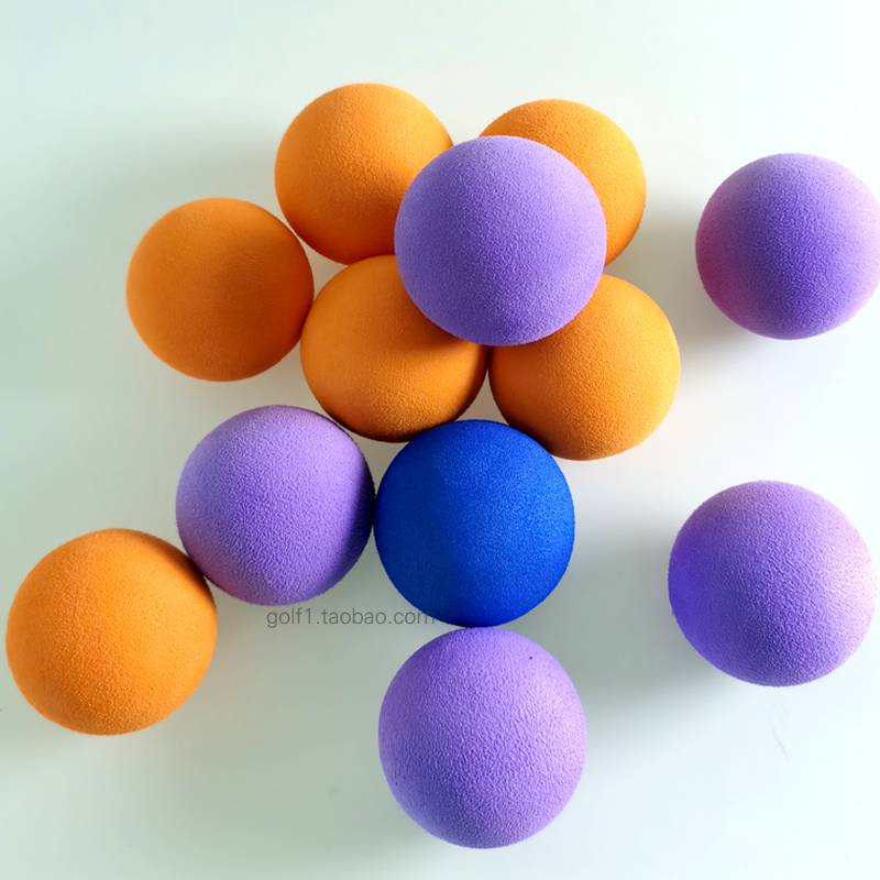 60mm golf balls indoor ball children's toys toy casinum toy ball foam ball entertainment EVA monochrome 6 color