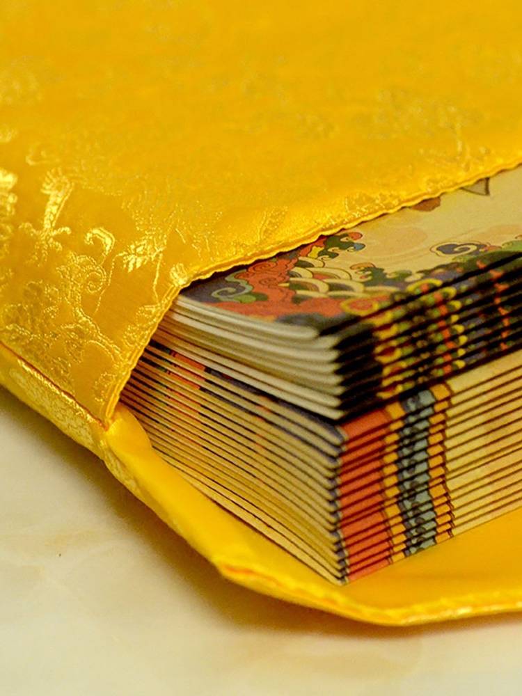 Book bag bags through bag bags, Tibetan pockets, high -end brocade brocade zippers large double -layer thickened creativity