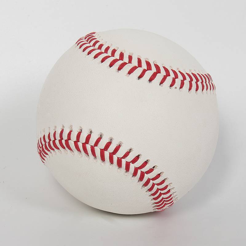 White leather baseball hard baseball