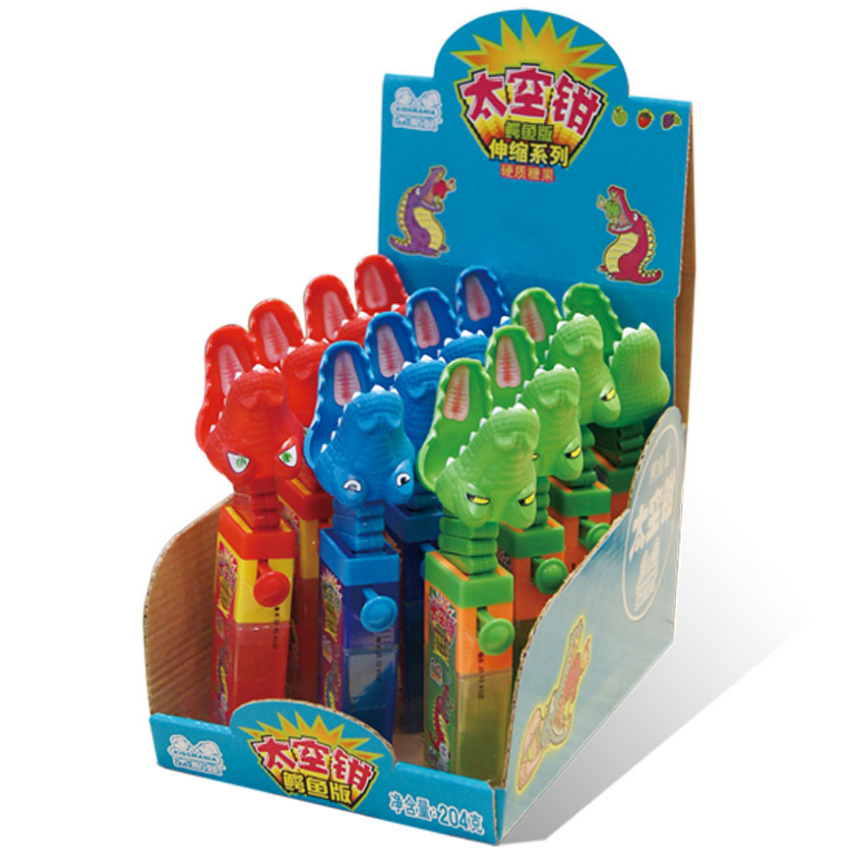 Genuine Jessman Space Dipper Crocodile Dinosaur Dinosaur Lion Candy Children Gift Extraction Dipper toy Douyin Same