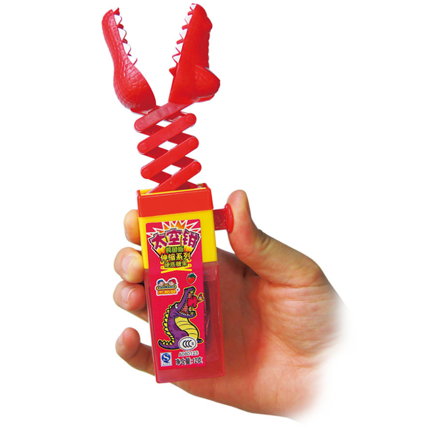 Genuine Jessman Space Dipper Crocodile Dinosaur Dinosaur Lion Candy Children Gift Extraction Dipper toy Douyin Same
