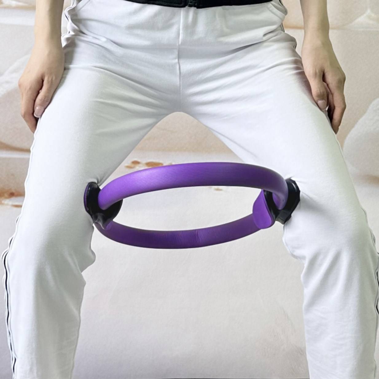 Eddie Lippace resistance ring yoga fitness exercise equipment yoga circle thigh legs beautiful elderly Edi Guang