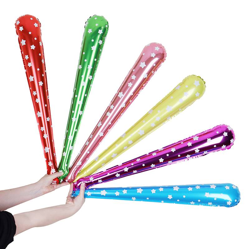 La La Bang Games Balloon Handheld Cross -Baste Fighting Baseball Super Bright Aluminum Film Cobbility Proter Proter Inflatable Basket Balloon