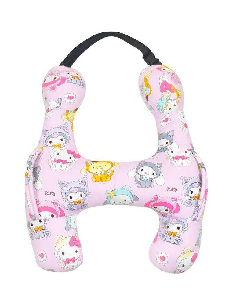 Children's car head pillow car sleeping artifact on the car back seat back hold pillow car carrier shoulder care set for sleeping pillows
