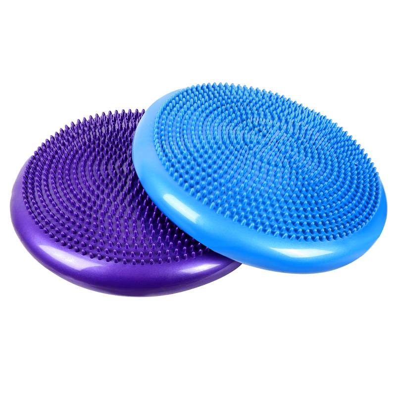 Yoga cushion balance pads, rehabilitation training children's balanced disk semi -circular beginners massage ball ankle exercise