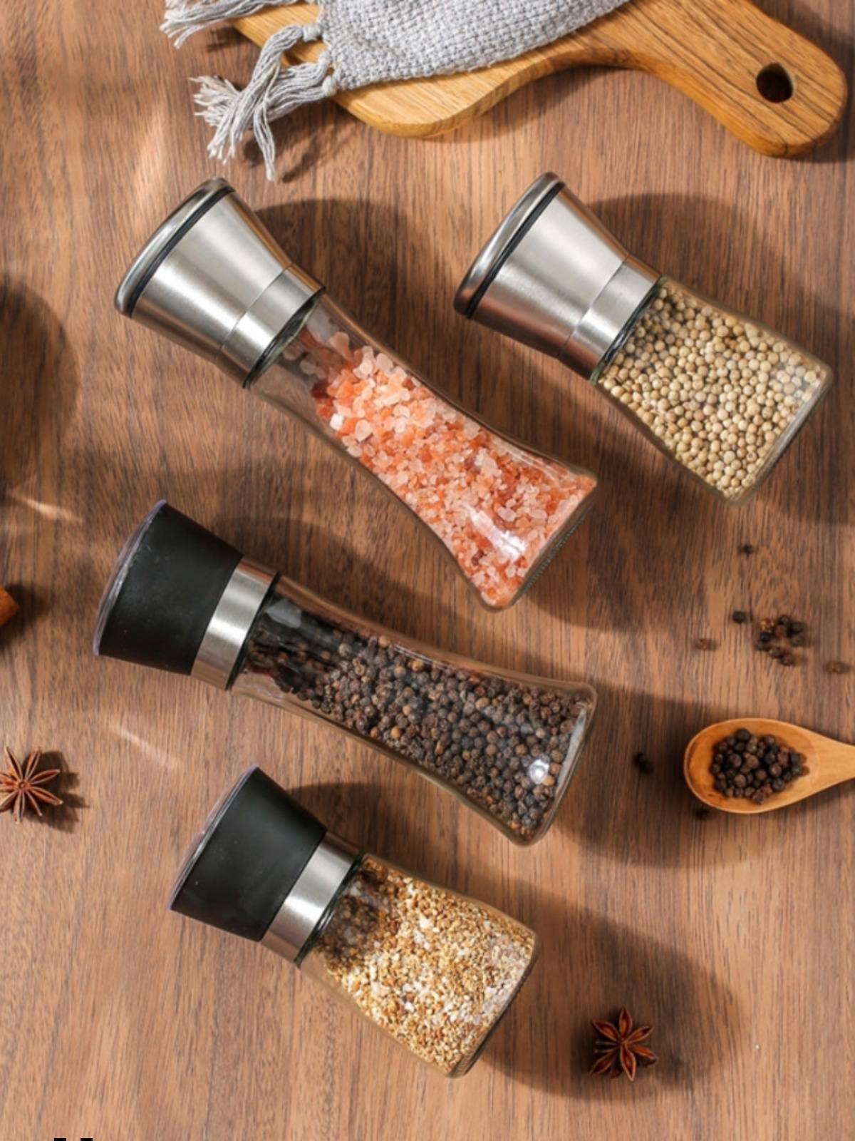 Manual stainless steel black pepper grill grinders Creative kitchen products pepper pepper mill black paste pepper seasoning