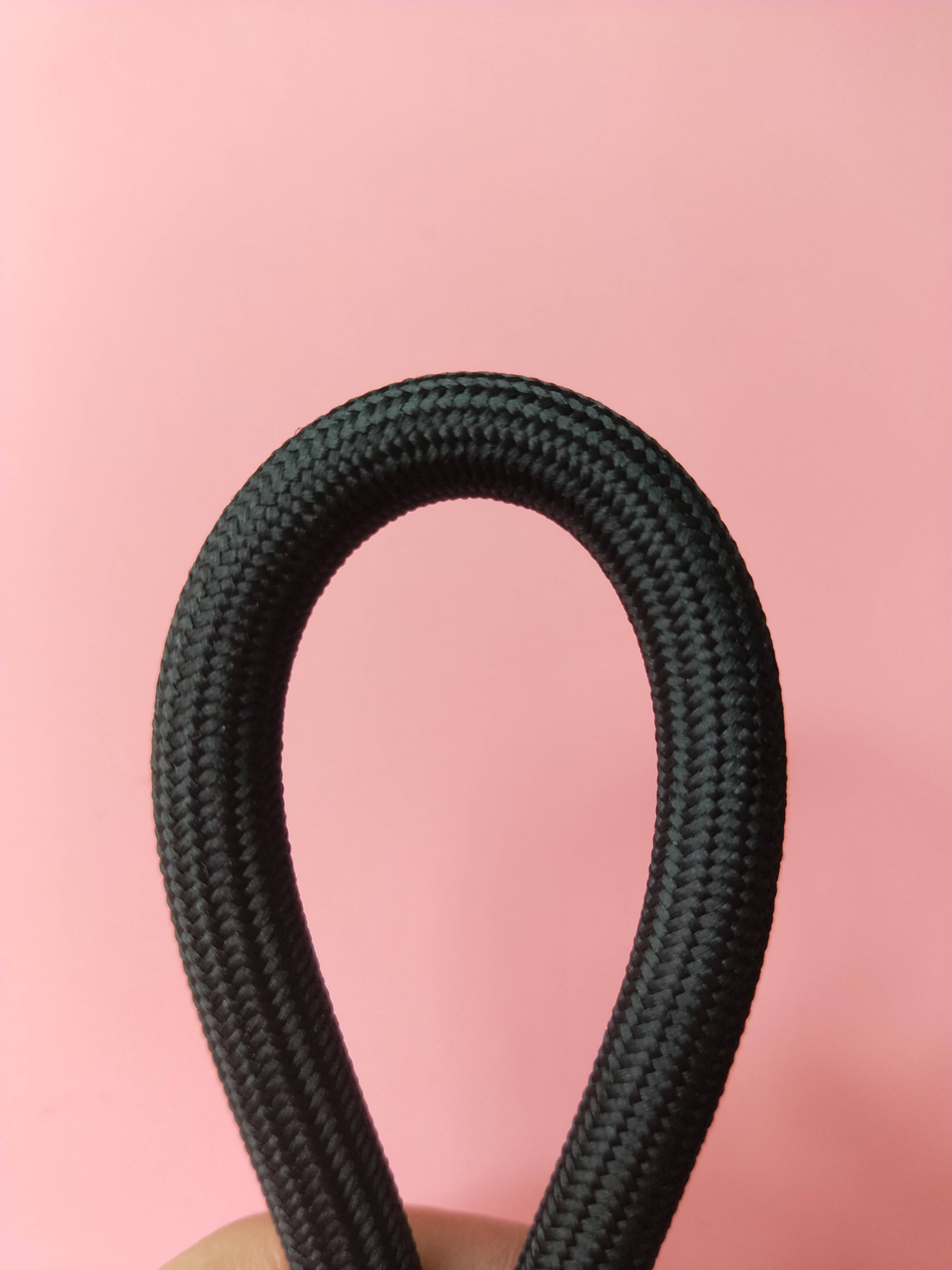 Black rope cover 1 meter