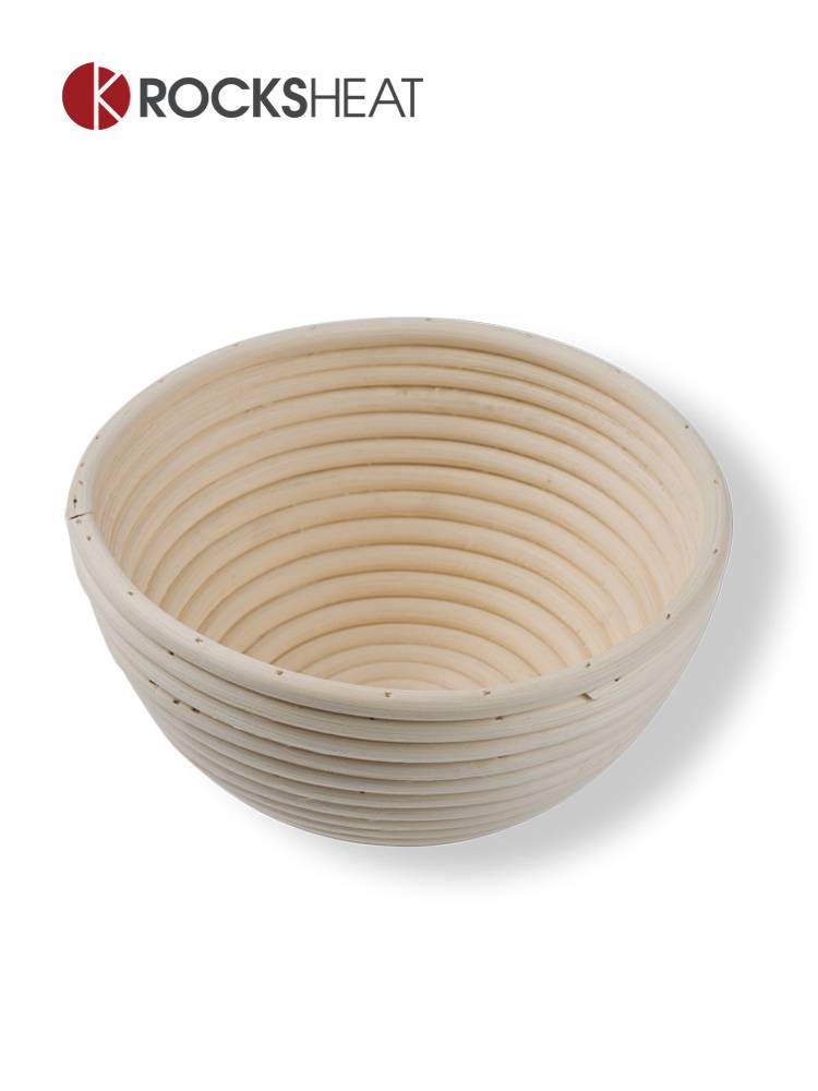 European bread fermented basket hand -made round oval vine basket cut noodle bread mold Proofing Basket