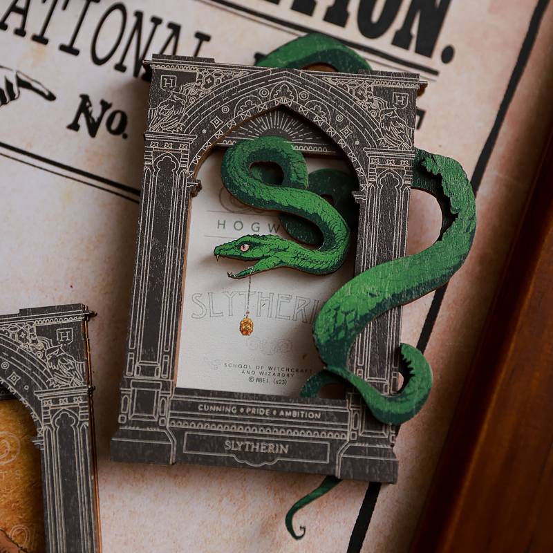 Snake Card Wood Refrigerator Paste