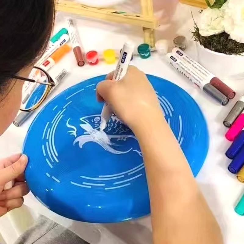 Blank Bai Fei DIY painted material bag outdoor children hand -throwing toy kindergarten handmade painting paint, graffiti parent -child