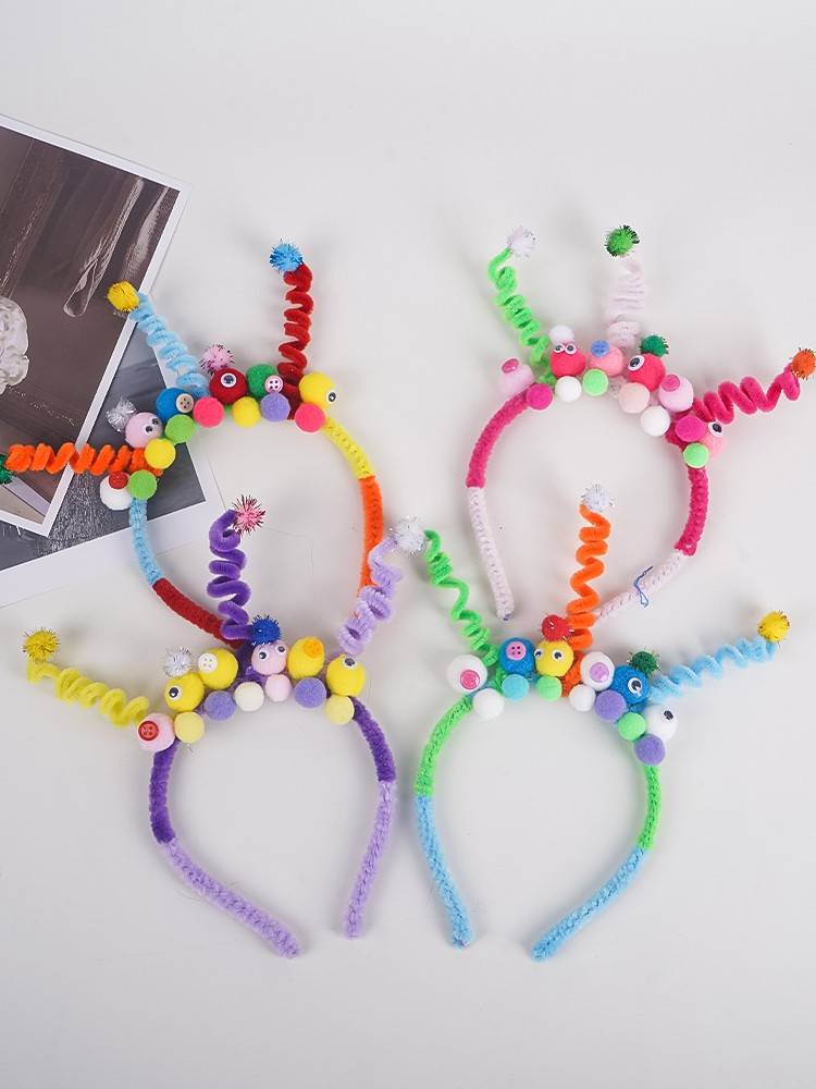 INS Korean Birthday Potal Prude color spring hair hoop cute, funny cartoon head hoop cake hat dress