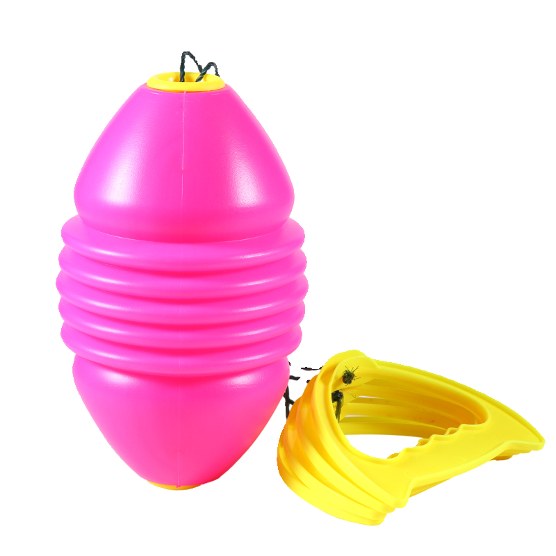 Children's Lala Ball Toys Kindergarten Parent -Child Interactive Plastic Handle Ball Double Ratio Ball Sensory Training Equipment