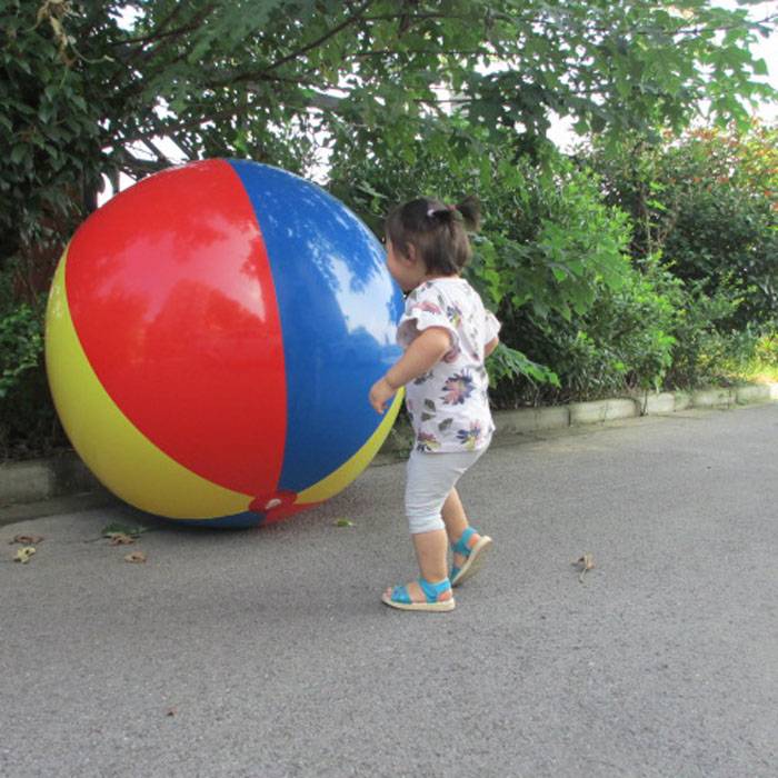 Thick 1 -meter color ball (excluding gas pump)