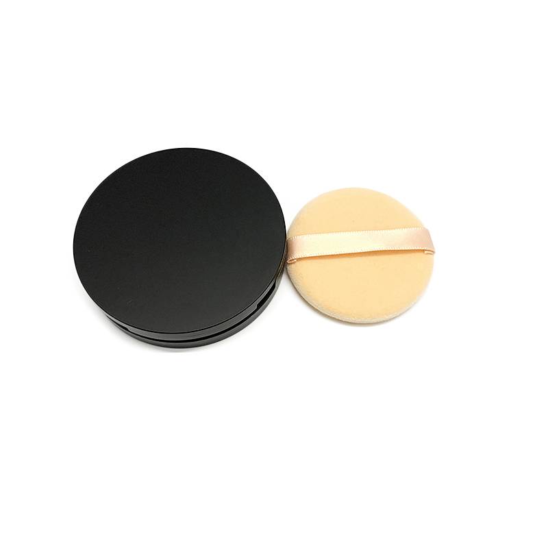Double -layer powder empty box height 19mm+1 implanted puff