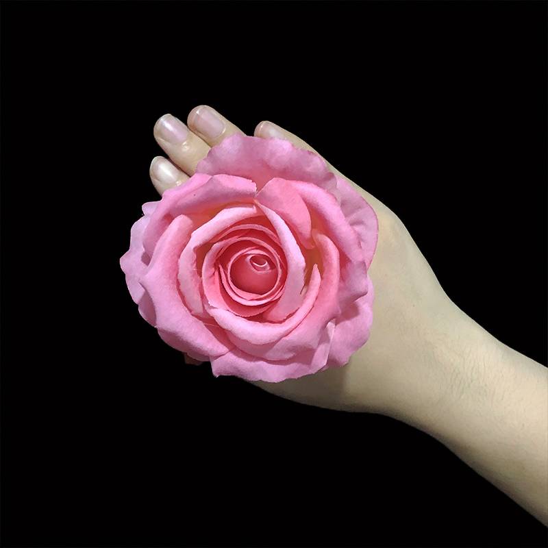 Xinjiang dance finger flower head flower hat flower dancing hand flower stage performance ring roses Xinjiang hat sending card flowers