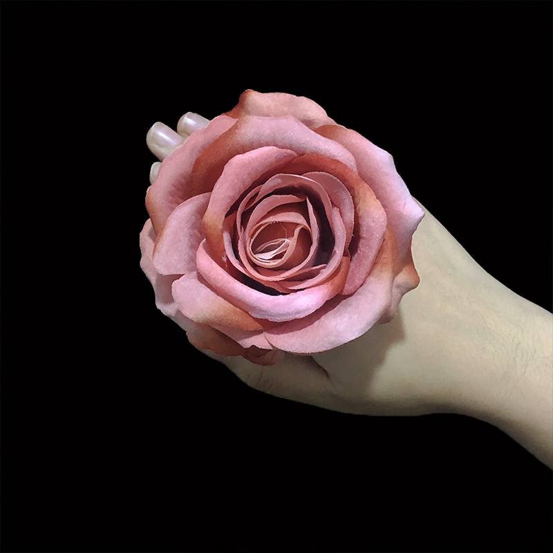 10 cm rose [coffee powder]