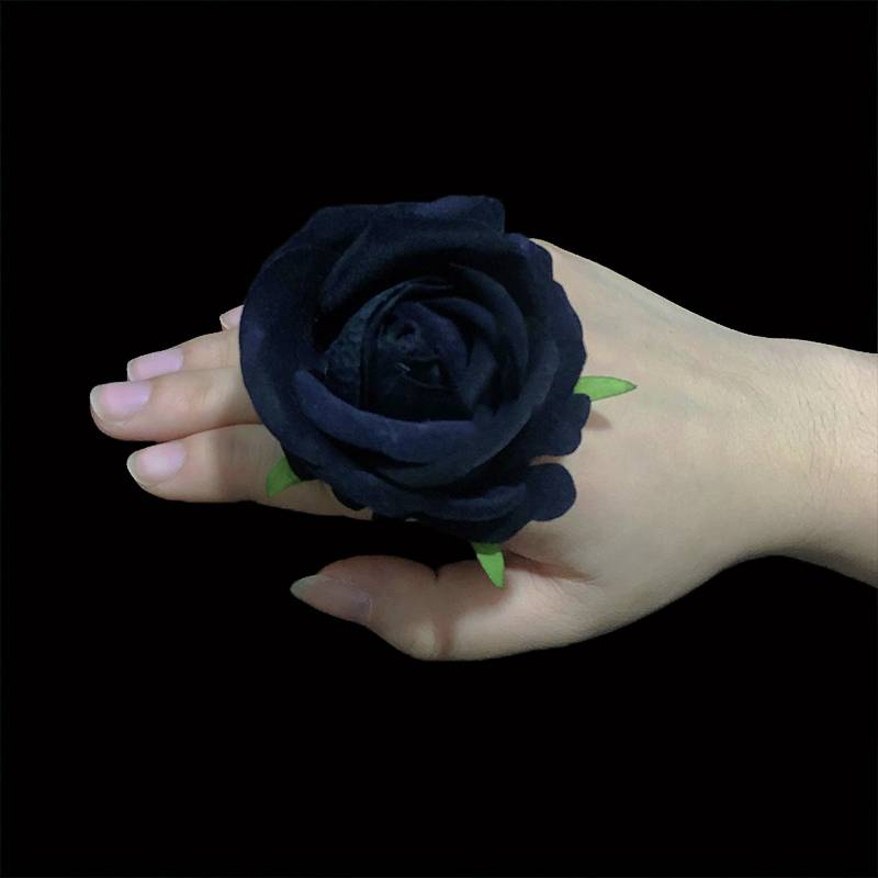 8 RIN Rose Flower [Black]