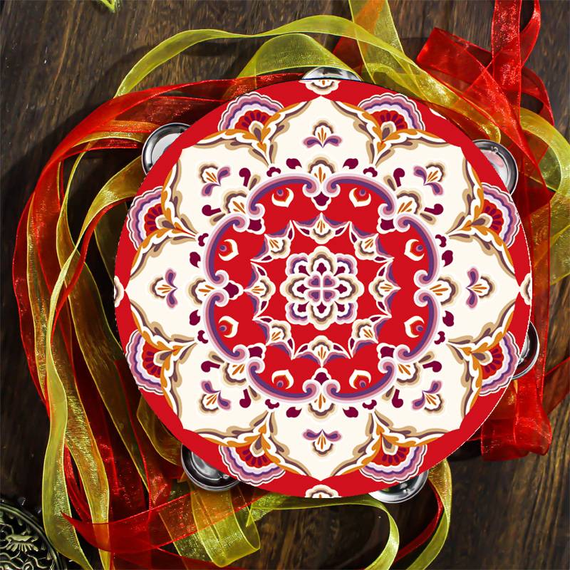 Red water lilies