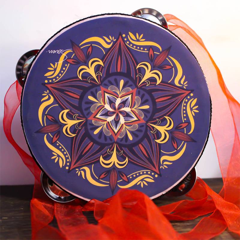 Dark blue hand drum