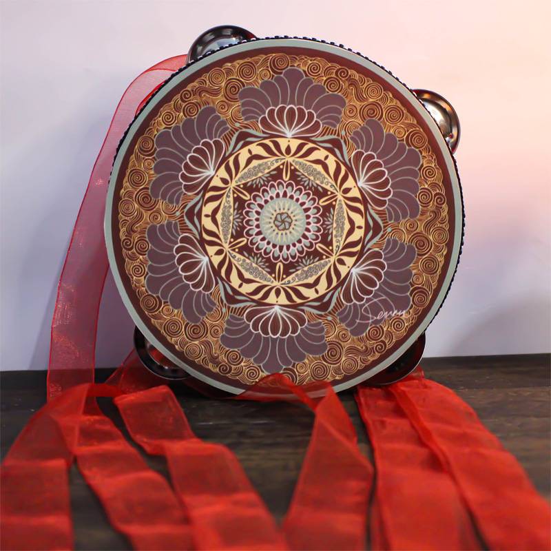 Brown hand drum