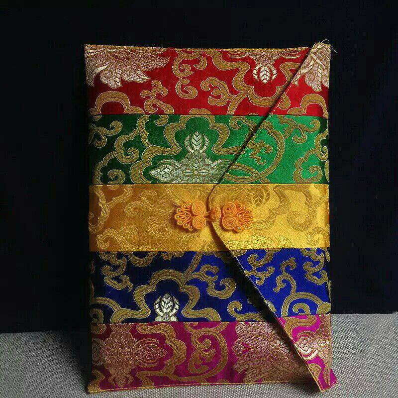 The new five -color meridian bookbag collection bag copied the pocket bag Fahua bag bags and the bookbag scripture pocket wenwen play bag