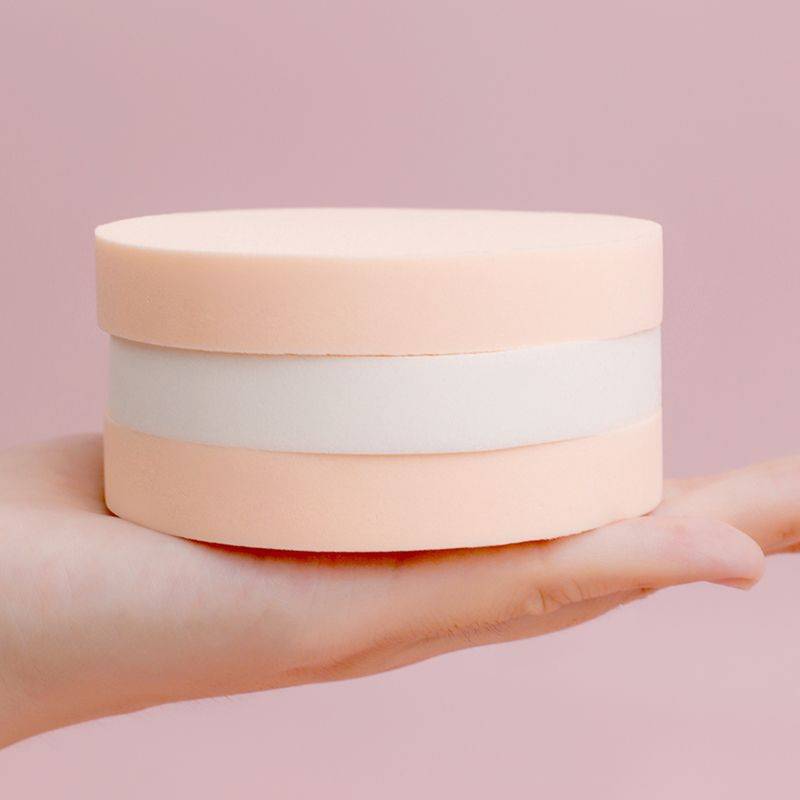 Puff of Puff in Velvet Shadow Makeup 9cm Large Round Wets Wet Washed Face Washed Sponge Makeup Powder Powder Makeup