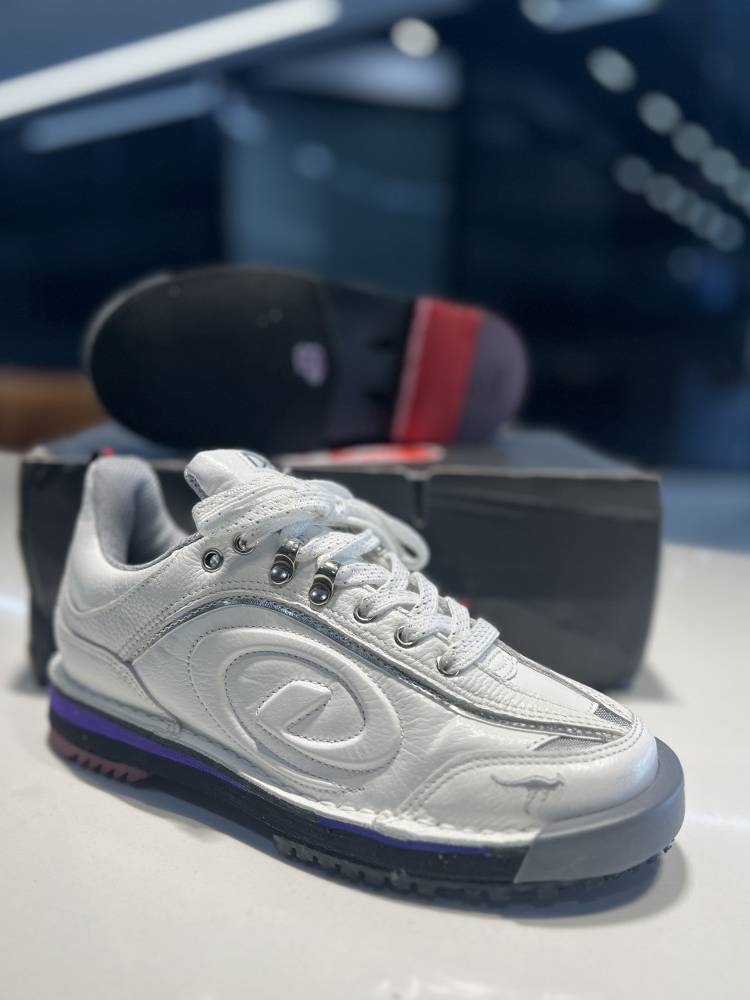 Purchasing model Korean direct hair dexter imported K.L kangaroo leather special bowling sneakers left and right foot shoes swap