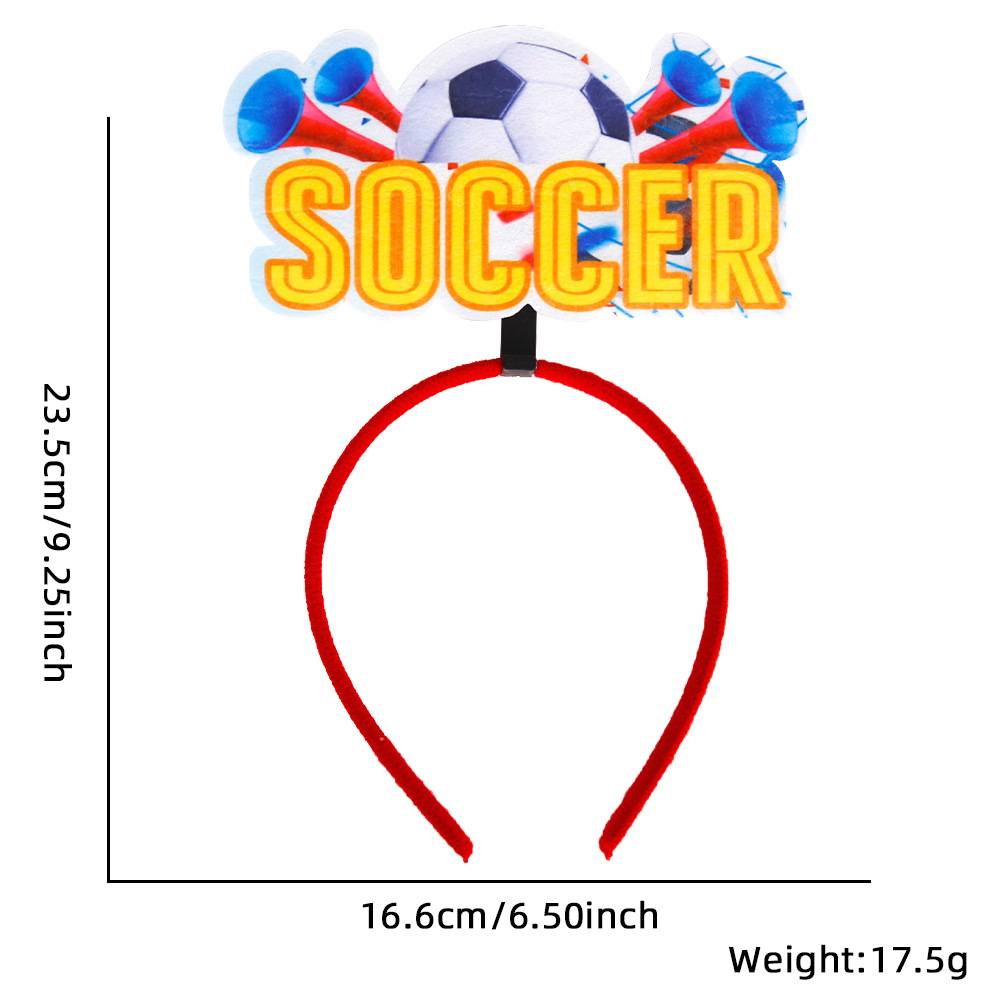 Yellow letters football horn model