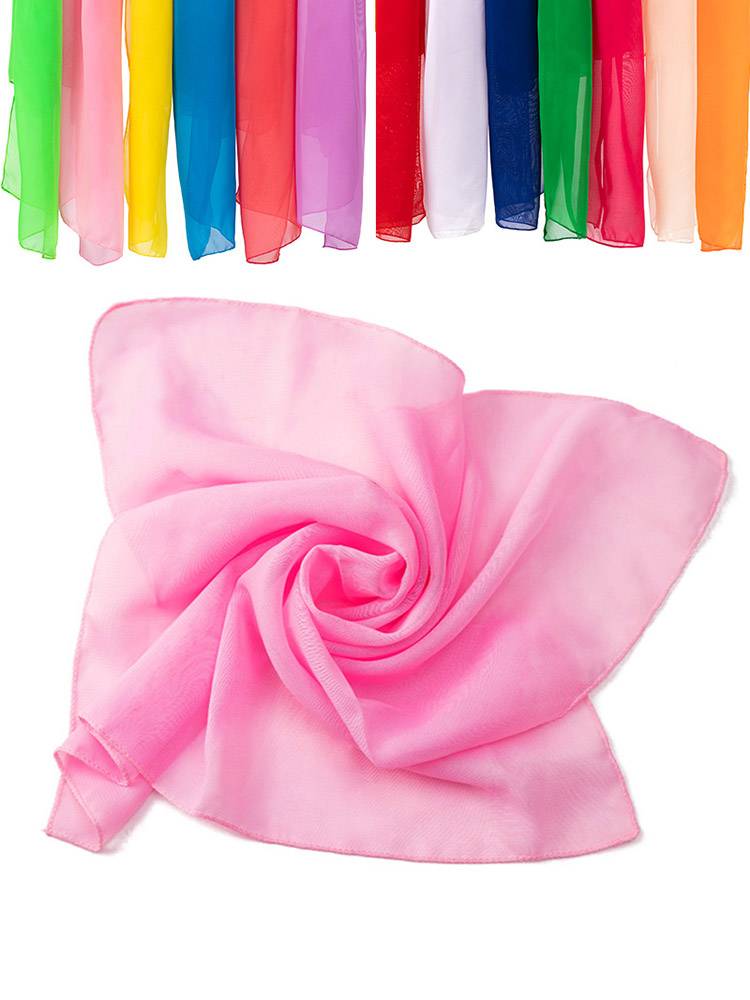 Dance test special silk scarf Chinese dance 6th -level North Dance Academy 4 shouted dancing gauze scarf square prop
