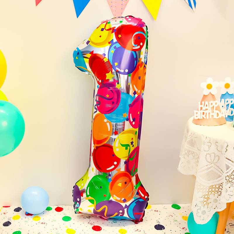 40 -inch colorful color balloon 1 [Taking 2 to get a punching cylinder]