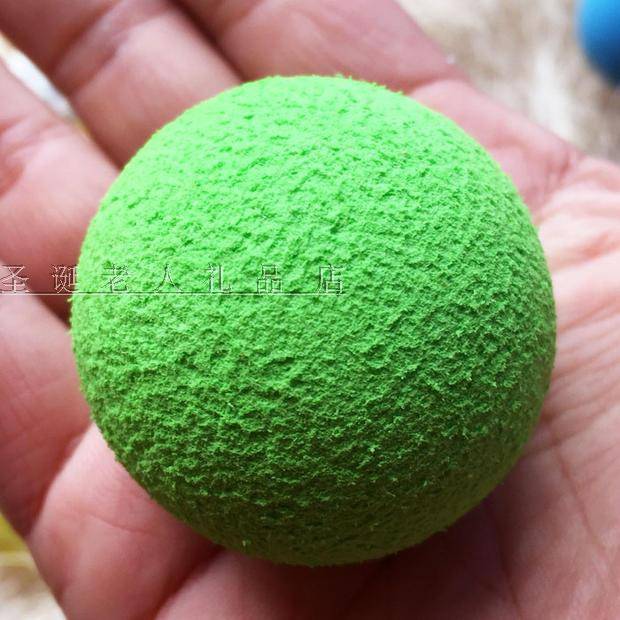 Green elastic ball diameter 4cm
