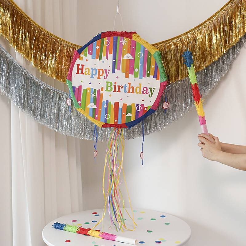 Pineta Liuyi Children's Birthday Party Products Gats Games Sugar Pinata Folding Pinata Folding