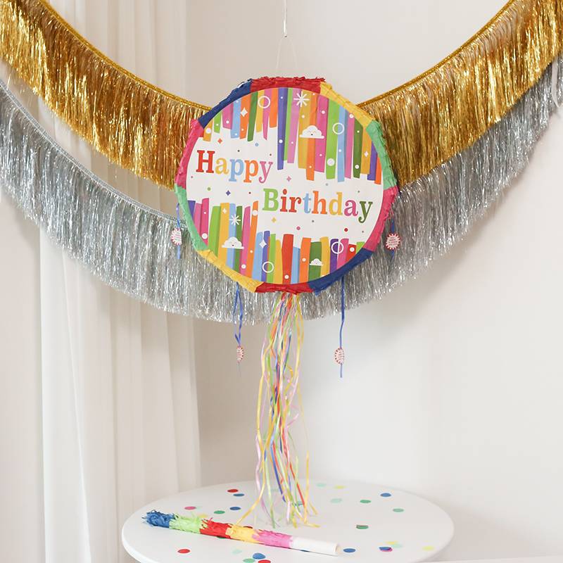 Pineta Liuyi Children's Birthday Party Products Gats Games Sugar Pinata Folding Pinata Folding