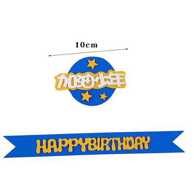 Come on 5 sets of orange blue background