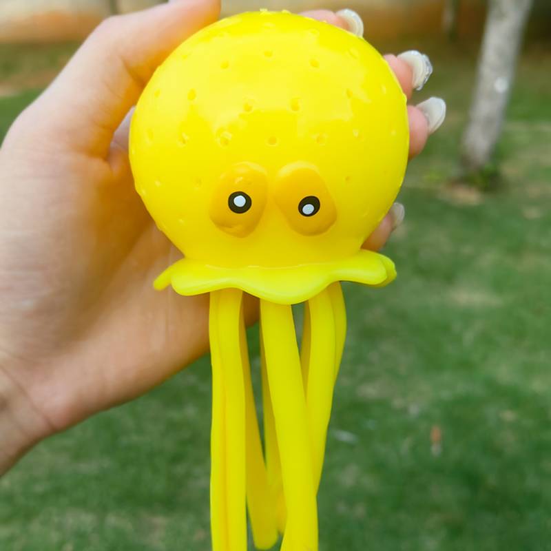 2 installation-yellow octopus [porous water spraying]