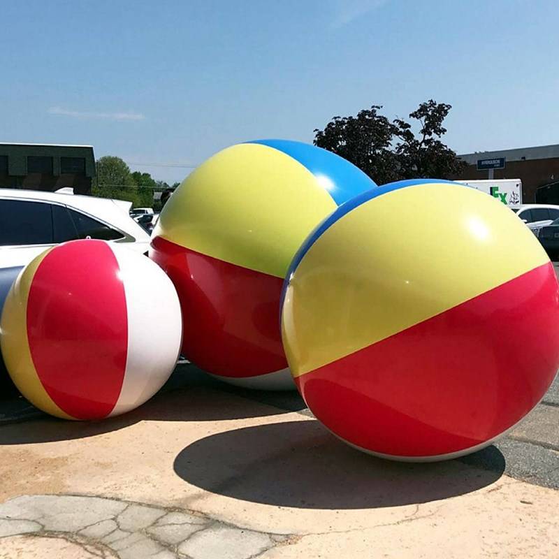 Large beach ball inflatable ball parent -child group built game props toys, toys super large connection ball beach volleyball, water ball