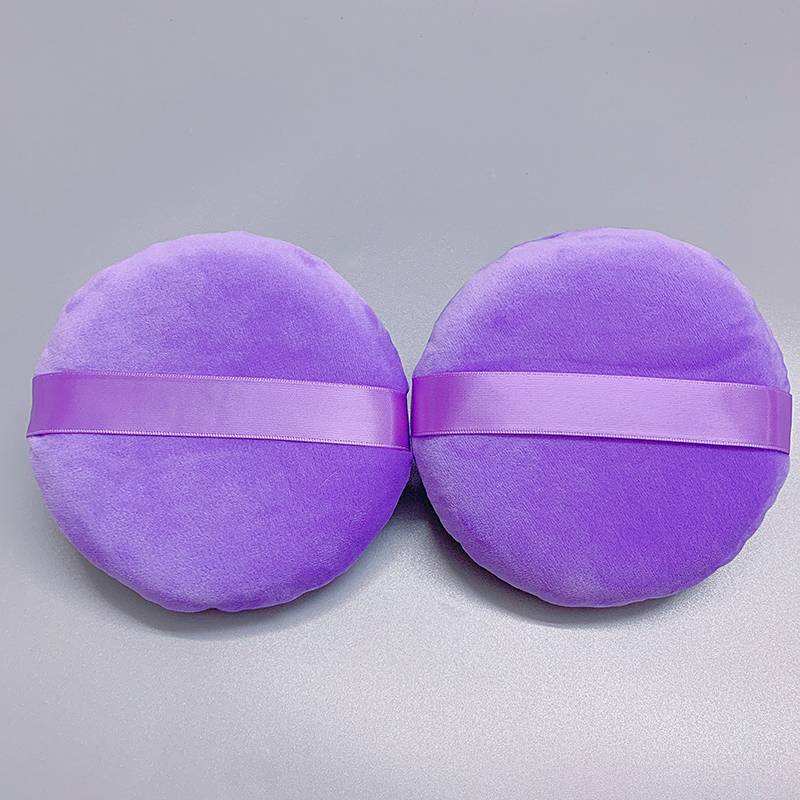 Purple ultra -large powder puff 13 cm 2