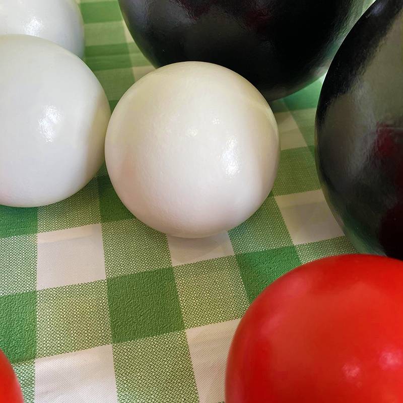 Children's adult simulation wooden bowling ball toys solid size balls in the kindergarten indoor outdoor toys
